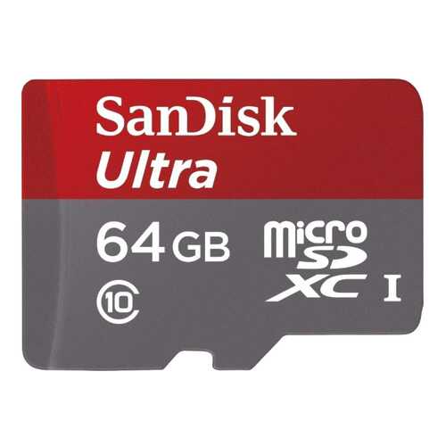 Карта памяти SanDisk Micro SDXC Ultra UHS-I 64GB в МегаФон