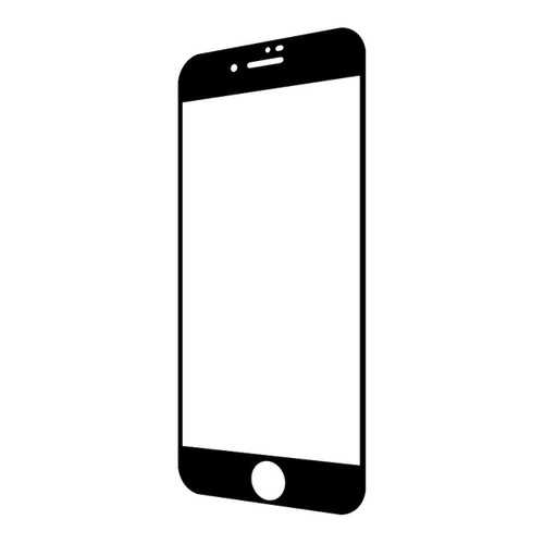 Защитное стекло Full Glue Premium Krutoff для iPhone 7/8 Black в МегаФон