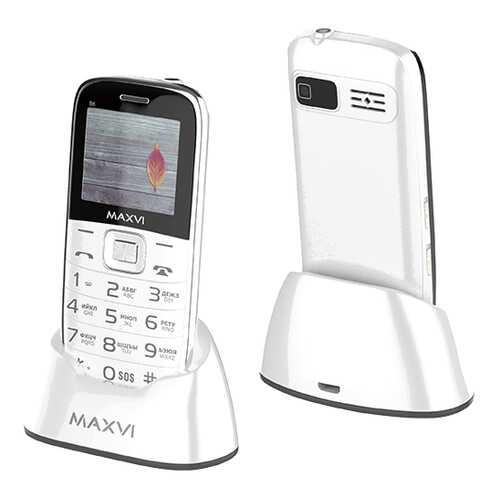 Мобильный телефон Maxvi B6 White в МегаФон