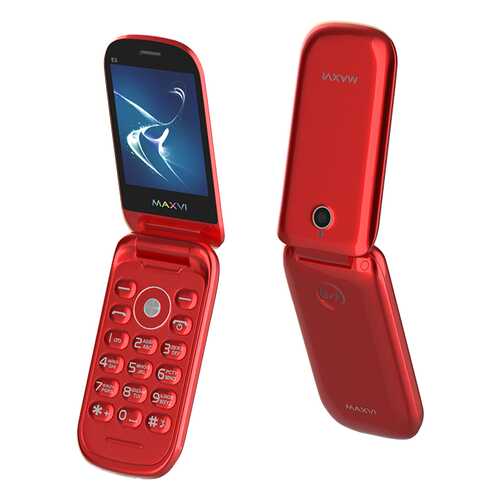 Мобильный телефон Maxvi E3 Red в МегаФон