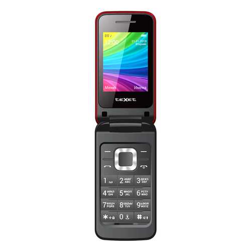 Мобильный телефон teXet TM-204 Red в МегаФон