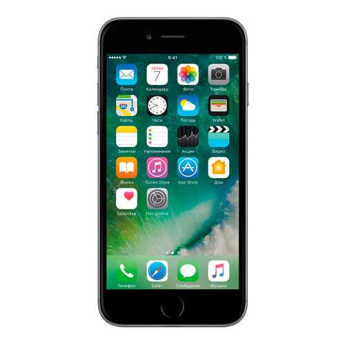 Смартфон Apple iPhone 6s 128Gb Space Gray (FKQT2RU/A) восстановленный в МегаФон